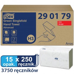 Tork Singlefold H3 ręcznk zielony Ecotex (ZZ)-25269