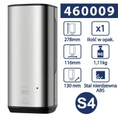 Tork S4 dozownik mydła i dezynfek. z sensorem Inox-25322