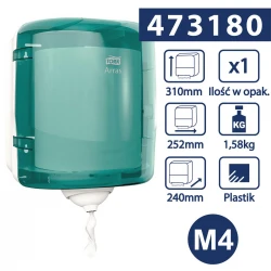 Tork Reflex™ M4 dozownik ręczników Turkusowy -25369