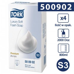 500902 Tork S3 Premium Soap Foam Mydło w piance 800 ml-25481