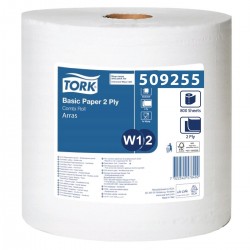 509255 Tork czyściwo papierowe 2w 184m 23,4cm Białe W1/W2-25488