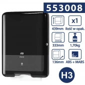 Tork Singlefold H3 dozownik ręczników Czarny MAXI-25593