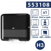 Tork Singlefold H3 dozownik ręczników Czarny MINI-25597
