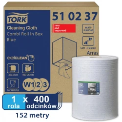Tork czyściwo włókninowe 1w 152m 32cm Blue W1/2/3-25503