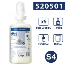 Tork S4 mydło w pianie delikatne Jasno żółty-25532