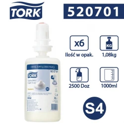Tork S4 mydło w pianie ex. delikatne bezzapach. 1l-25537