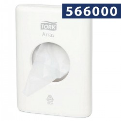 566000 Tork B5 dozownik na woreczki sanitarne Biały-25663