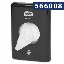 566008 Tork B5 dozownik na woreczki sanitarne Czarny-25665