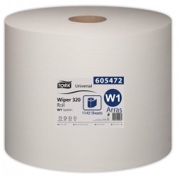 605472 Tork czyściwo papierowe 2w 400m 24cm Biały W1-25676