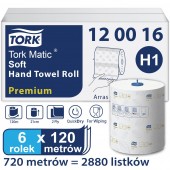 Tork Matic® H1 ręcznik ekstra miękki w roli 120 m-25781