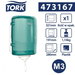 Tork Reflex™ Mini M3 doz. ręczników Turkusowy-25748