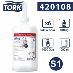 Tork S1 żel do dezynfekcji rąk- 1000ml-25755