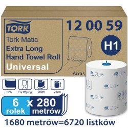 120059- Tork Matic® H1 ręcznik ekstra długi w roli 280m-25779