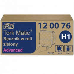 Tork Matic® H1 ręcznik zielony w roli 150m-25786