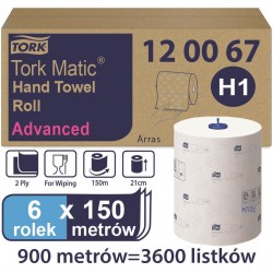 120067 Tork Matic® H1 ręcznik w roli Hand 150m-26127