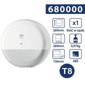 Tork SmartOne T8 dozownik papieru toalet. Biały-26343