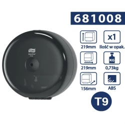 Tork SmartOne Mini T9 dozownik papieru toal.Czarny-26362