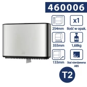 Tork Mini Jumbo T2 dozownik papieru toalet.INOX-26669