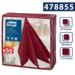 Tork Linstyle® bordowa serwetka obiadowa 39x39-26890