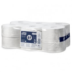 Tork Mini Jumbo T2 papier toaletowy 180m Biały-27208