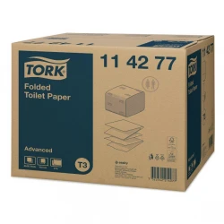 Tork Folded T3 papier toaletowy w składce 11x19-28235