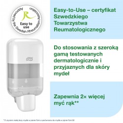 Tork S5 dozownik do mydła i dezynfekcji Biały MINI-28452