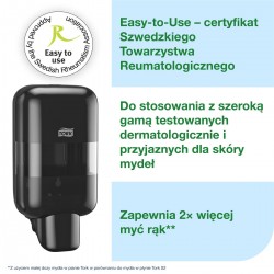 Tork S5 dozownik do mydła i dezynfekcj Czarny MINI-28463