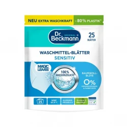 Dr. Beckmann Waschmittel-Blatter 25 szt Sensitive-28479