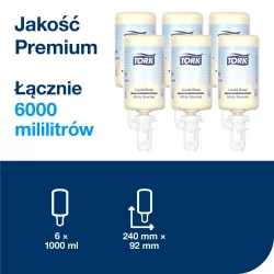 Tork S4 delikatnie perfumowane mydło w płynie 1l-28874