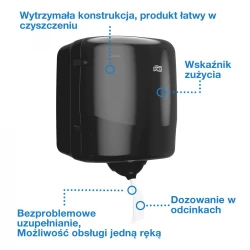 Tork Reflex™ M4 dozownik ręczników Czarny-29397