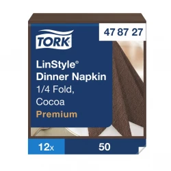 Tork Linstyle® brązowa serwetka obiadowa 39x39-29470
