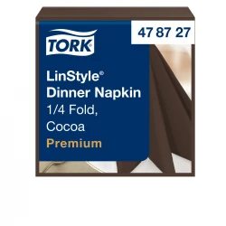 Tork Linstyle® brązowa serwetka obiadowa 39x39-29474
