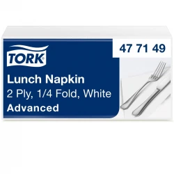 Tork biała serwetka lunchowa 33x33 200szt-29483