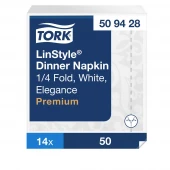 Tork biała serwetka obiadowa Premium 39x39 50szt-29569