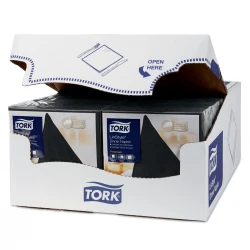 Tork Linstyle® czarna serwetka obiadowa 39x39 New-29666