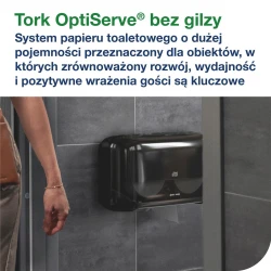 Tork OptiServe T7 dozownik na 4r. bez gilzy Biały-29745