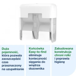 Tork OptiServe T7 dozownik na 4r. bez gilzy Biały-29749