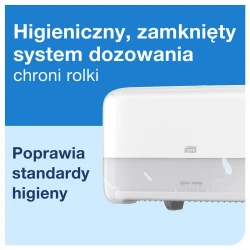 Tork OptiServe T7 dozownik na 4r. bez gilzy Biały-29751