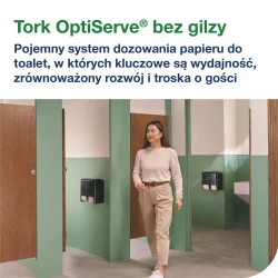 Tork OptiServe T7 dozownik na 4r. bez gilzy Czarny-29760