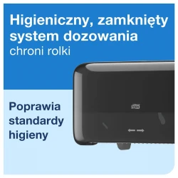 Tork OptiServe T7 dozownik na 4r. bez gilzy Czarny-29765