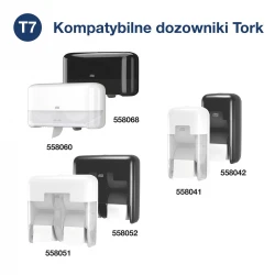 Tork Mid-size T7 papier toalet. Biały 1w Uniwersal-29790