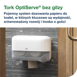 Tork Mid-size T7 pap. toalet. Natural 2w Advanced-29830