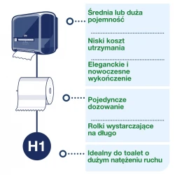 Tork Matic® H1 dozownik ręczników w roli Czarny-29893