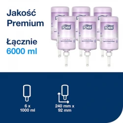 Tork S1 mydło w płynie luksusowe liliowe 1000ml-30025