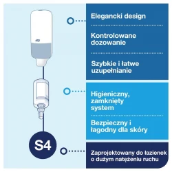 Tork S4 dozownik do mydła i dezynfek. Inox-30081