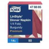 Tork Linstyle® bordowa serwetka obiadowa 39x39 New-30154
