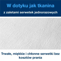 Tork Linstyle® biała serwetka obiadowa 39x39 New-30131
