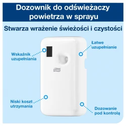 Tork A1 doz. odświeżaczy powietrza w sprayu Biały-30266