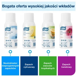 Tork A1 doz. odświeżaczy powietrza w sprayu Biały-30271