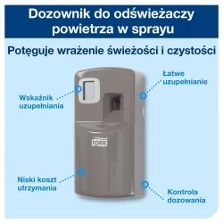 Tork A1 doz. odświeżaczy powietrza w sprayu Szary-30279